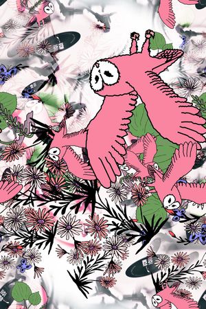 时尚小清新印花华亿平台图片