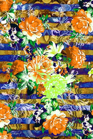 抽象印花华亿平台图片