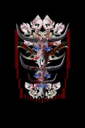 头骨印花华亿平台图片