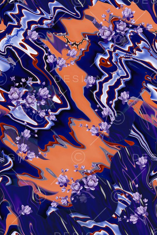 复古印花华亿平台图片