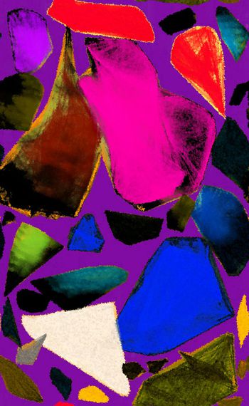 530483-时尚简约几何彩石块组合女装连衣裙衬