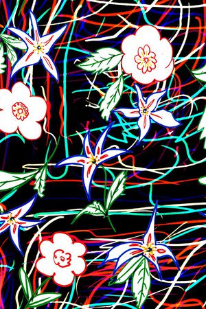 抽象印花华亿平台图片