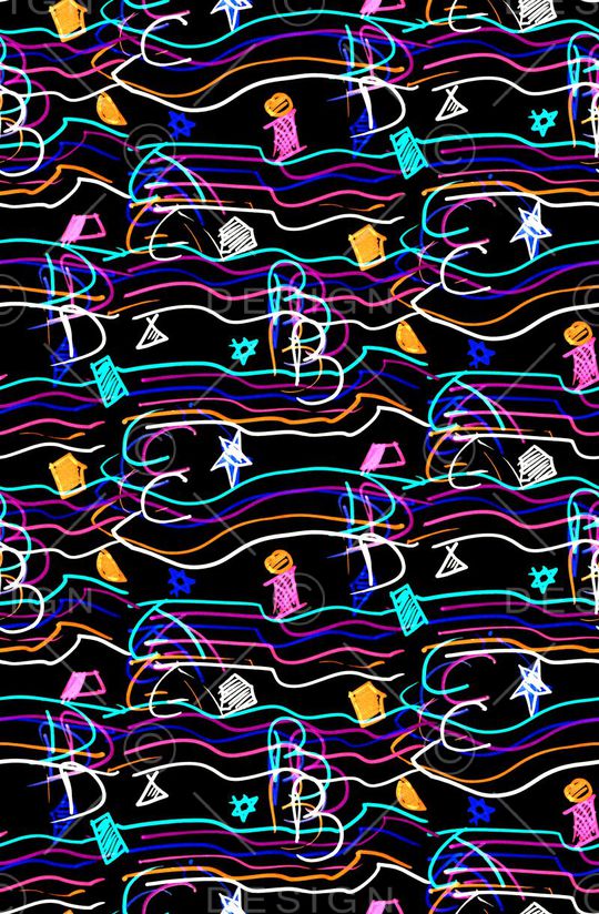 抽象印花华亿平台图片