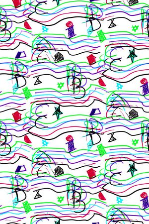 抽象印花华亿平台图片