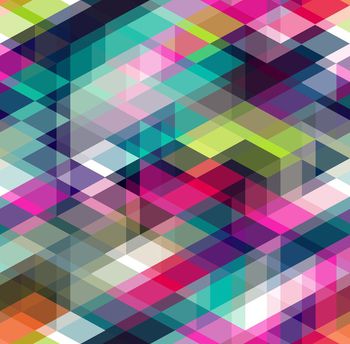 530628-抽象几何拼块彩色钻石珠宝碎片图案