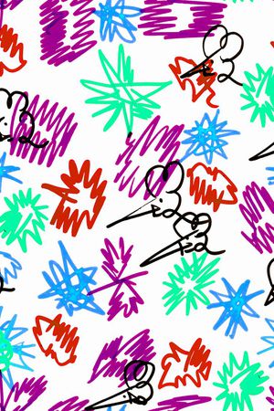 抽象印花华亿平台图片