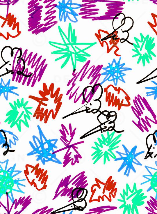 抽象印花华亿平台图片