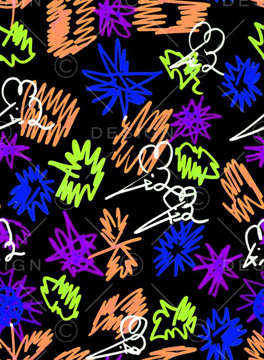 抽象印花华亿平台图片