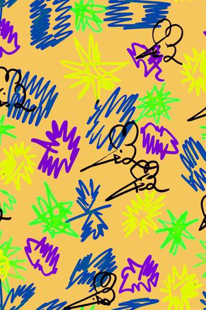 抽象印花华亿平台图片