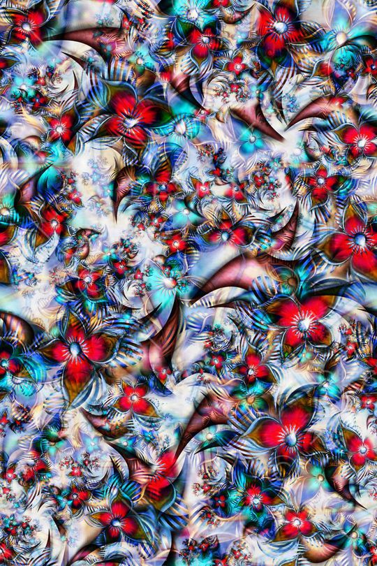 抽象印花华亿平台图片