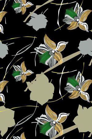 抽象印花华亿平台图片