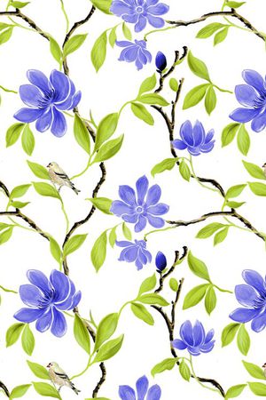 木本花卉印花华亿平台图片