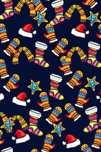 530870-2015手绘卡通圣诞元素