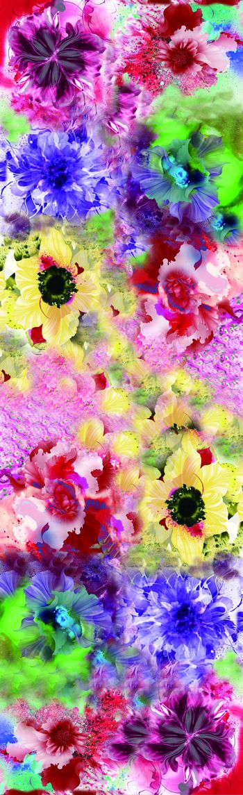 抽象印花华亿平台图片