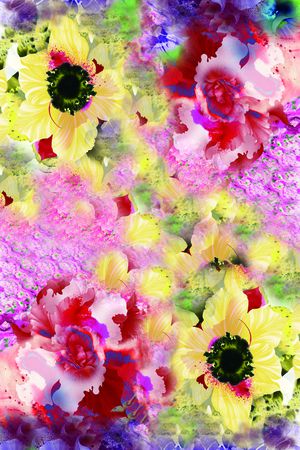 抽象印花华亿平台图片