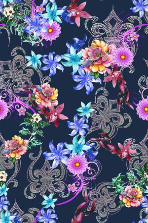 抽象印花华亿平台图片