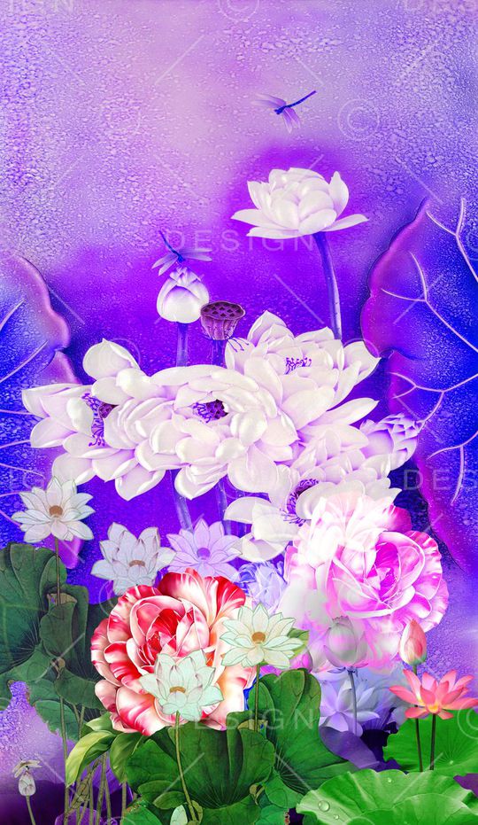 中国风印花华亿平台图片