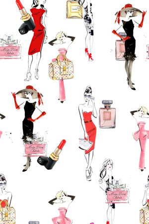 服装手绘印花华亿平台图片