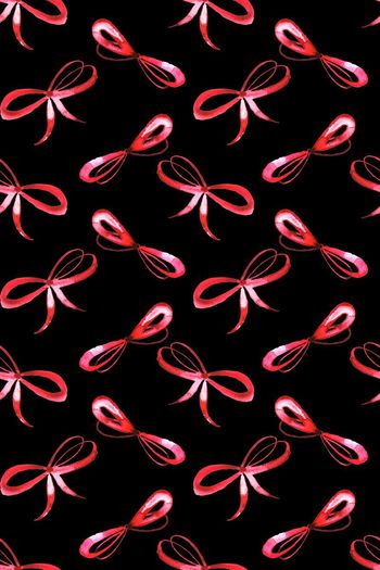 530970-靛蓝水彩蝴蝶结趣味女装衬衫半身裙花