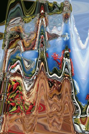 抽象印花华亿平台图片