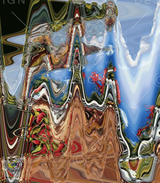 抽象印花华亿平台图片