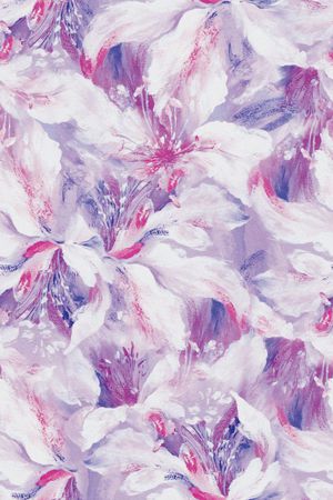 抽象水彩花卉印花华亿平台图片