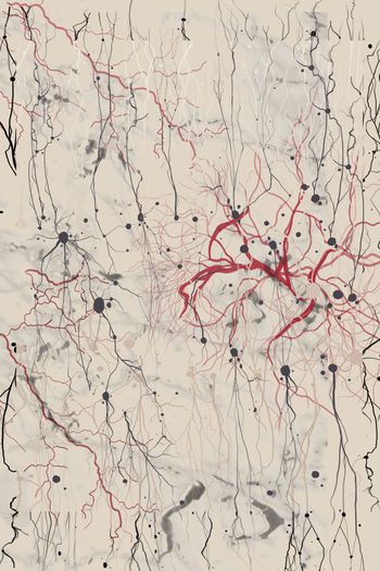 抽象印花华亿平台图片