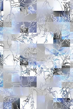 方格印花华亿平台图片