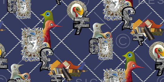 抽象画印花华亿平台图片