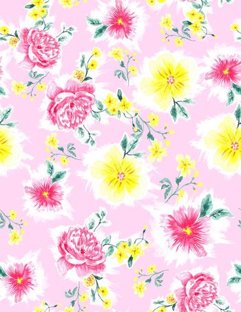 531193-手繪浪漫效果花 