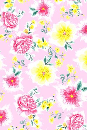 原创手绘印花华亿平台图片