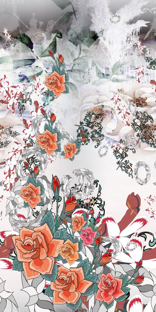 中国风民族系列印花华亿平台图片