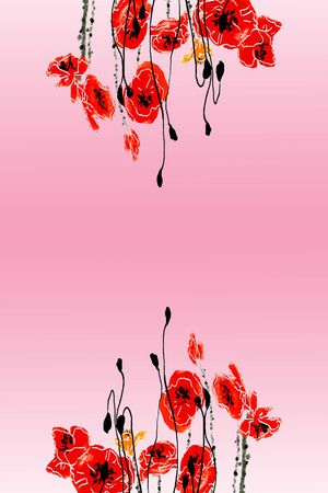 手绘印花华亿平台图片