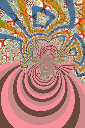 抽象印花华亿平台图片