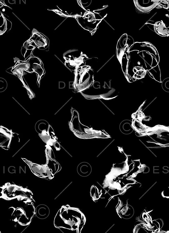 抽象 笔刷 泼墨印花华亿平台图片