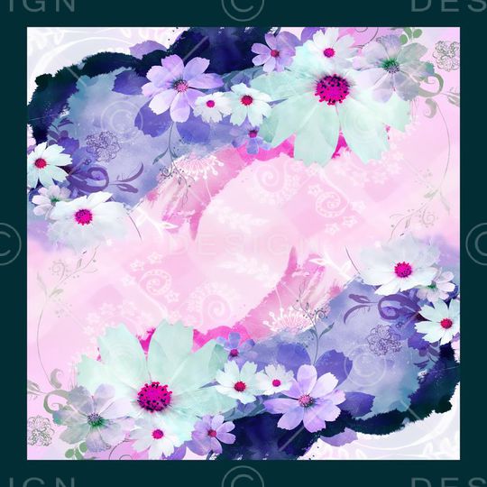 丝巾华亿平台印花华亿平台图片