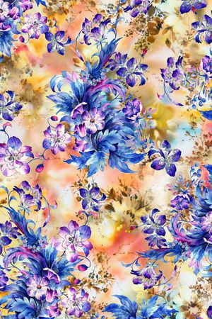 大气梦幻印花华亿平台图片