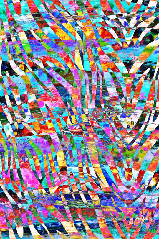 抽象印花华亿平台图片