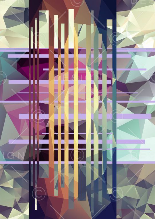 几何印花华亿平台图片