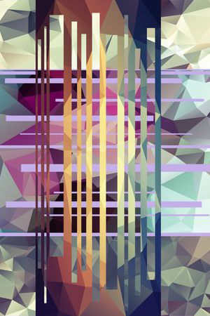 几何印花华亿平台图片