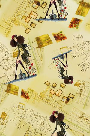 简笔画印花华亿平台图片