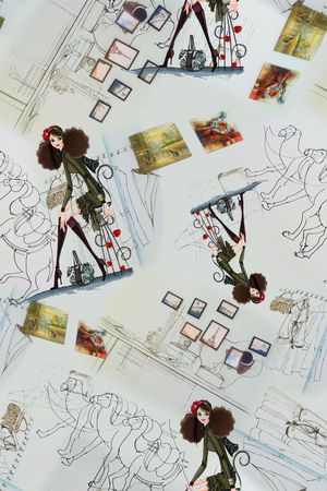 简笔画印花华亿平台图片