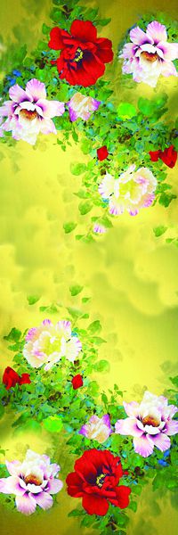 中国风印花华亿平台图片