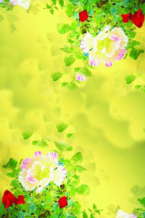 中国风印花华亿平台图片