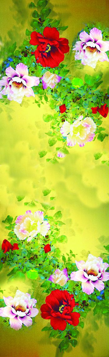 中国风印花华亿平台图片