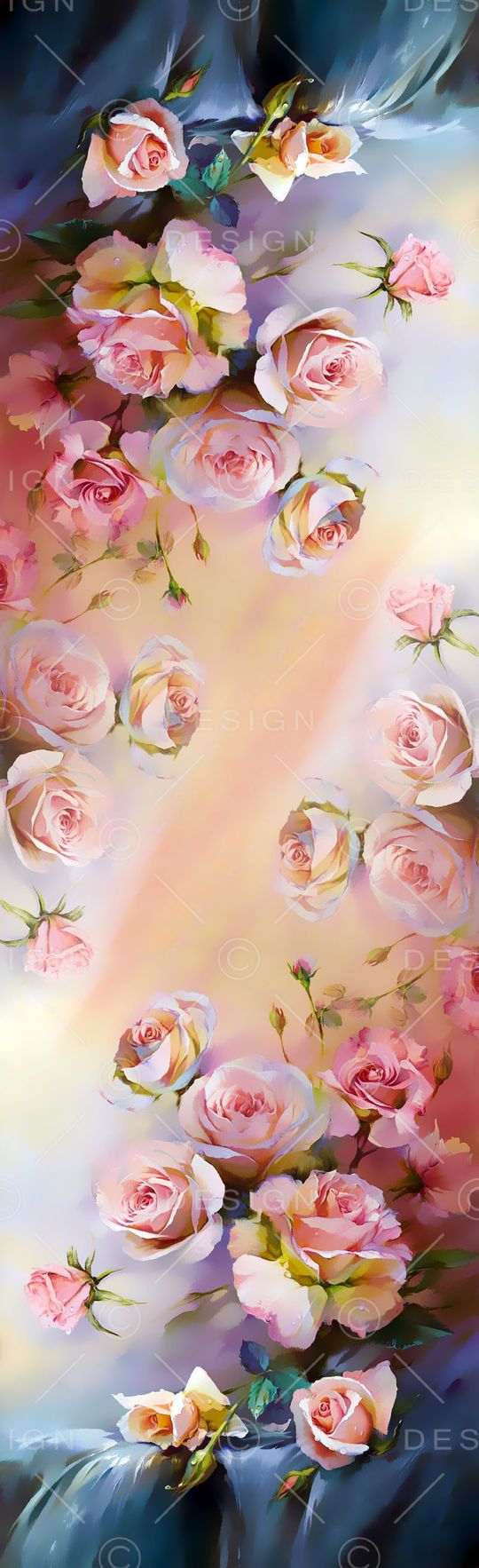 手绘印花华亿平台图片