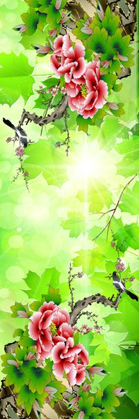 中国风印花华亿平台图片