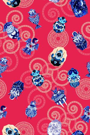 卡通印花华亿平台图片