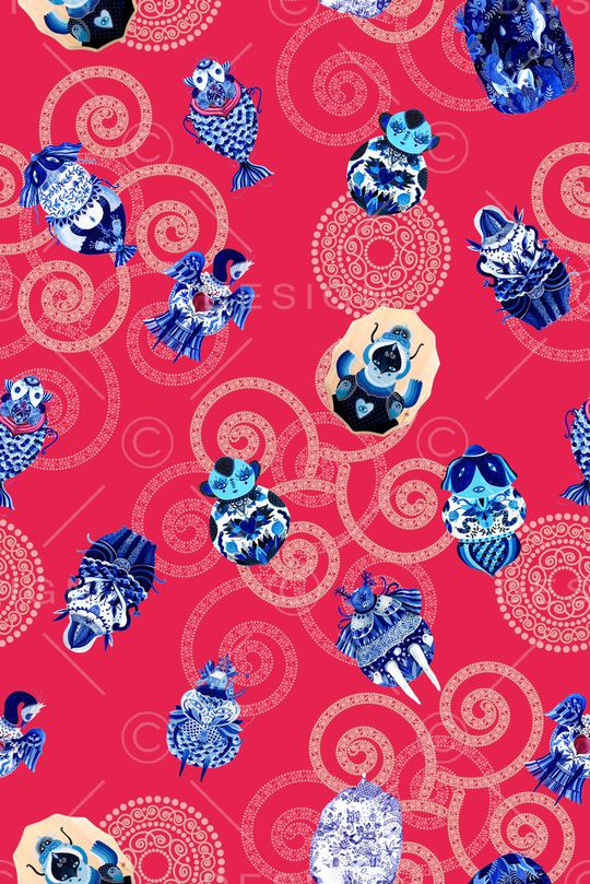 卡通印花华亿平台图片