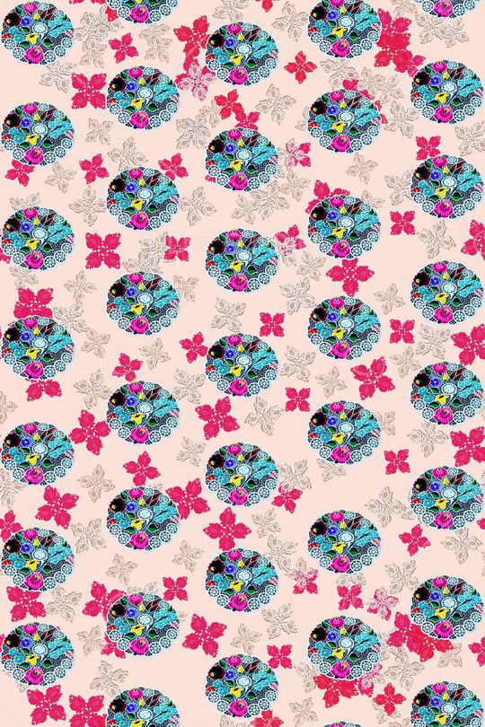 抽象印花华亿平台图片